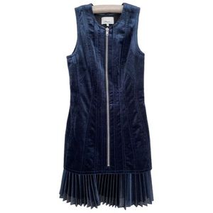 3.1 Phillip Lim Velvet Metallic Sleeveless dress